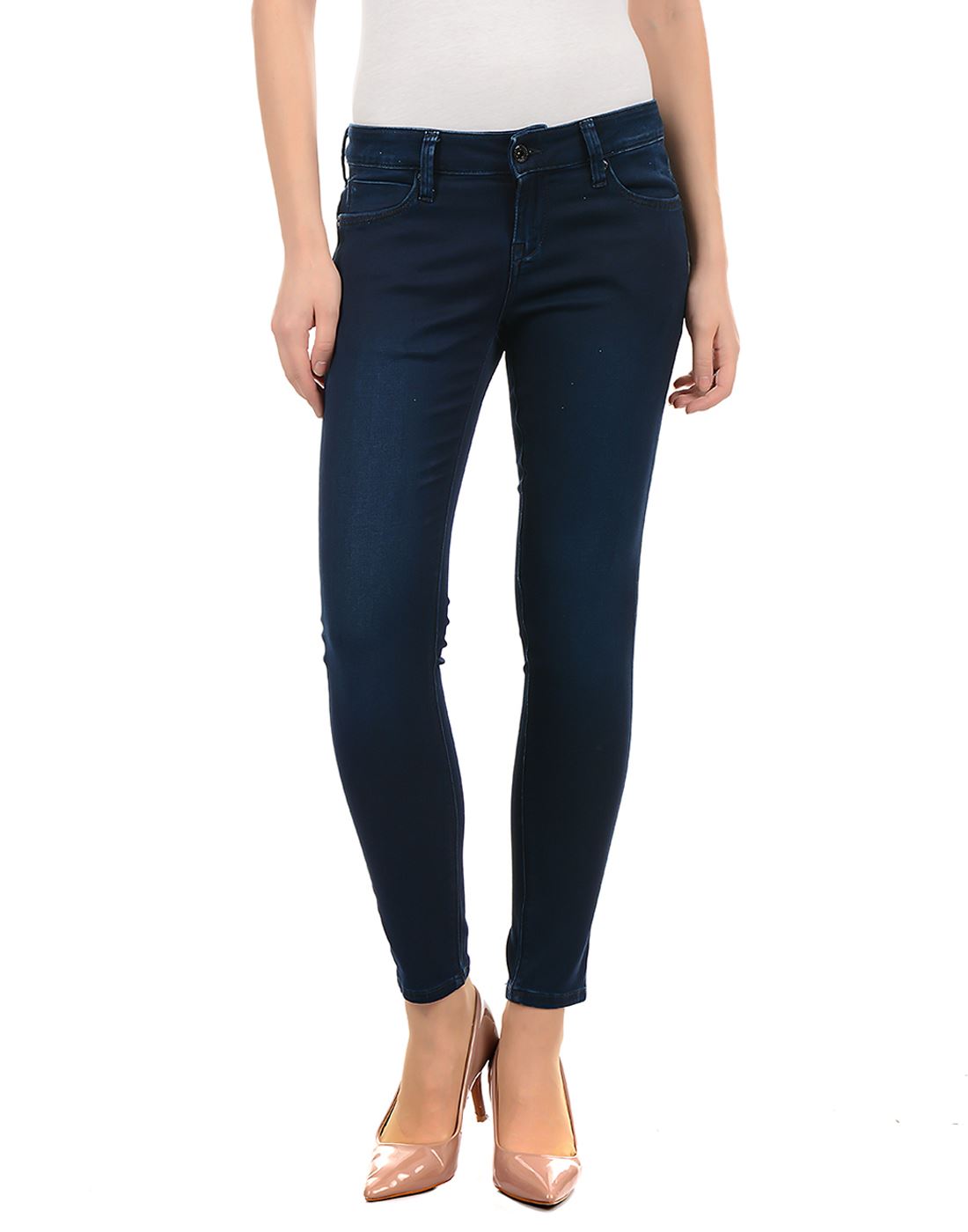 Pepe Jeans London Women Casual Wear Blue Jeans